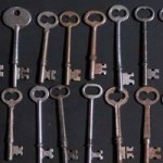 antique barrel keys