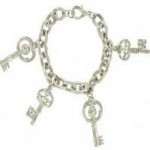 antique key bracelet