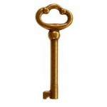 vintage brass skeleton keys