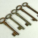 antique barrel keys